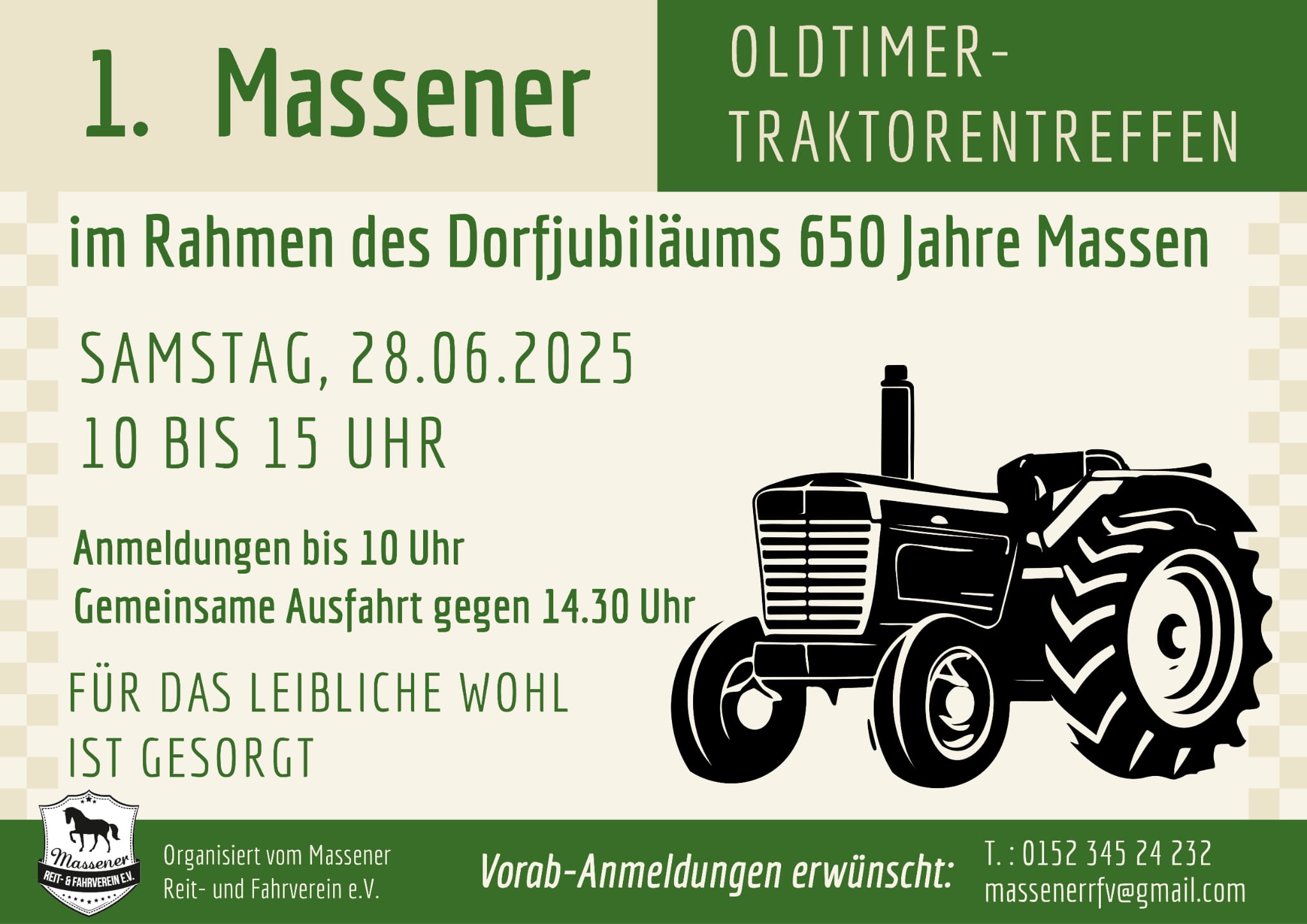 Massener Oldtimer-Traktortreffen Lanz-Bulldog-Club-MC Lindena e.V.