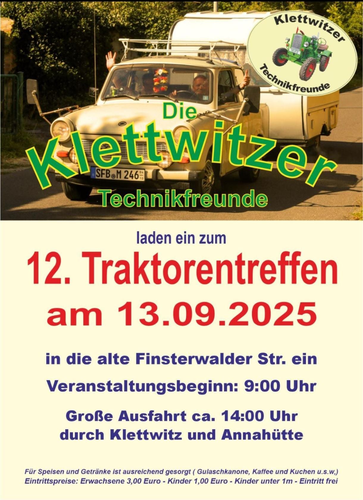 Traktorentreffen der Klettwitzer Technikfreunde Lanz-Bulldog-Club-MC Lindena e.V.